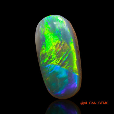 Natural Untreated Fire Opal Loose Gemstone Oval Cabochon From Australia 4.00 Cts 16x8x3 mm AC-901