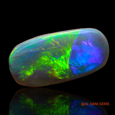 Natural Untreated Fire Opal Loose Gemstone Oval Cabochon From Australia 4.00 Cts 16x8x3 mm AC-901