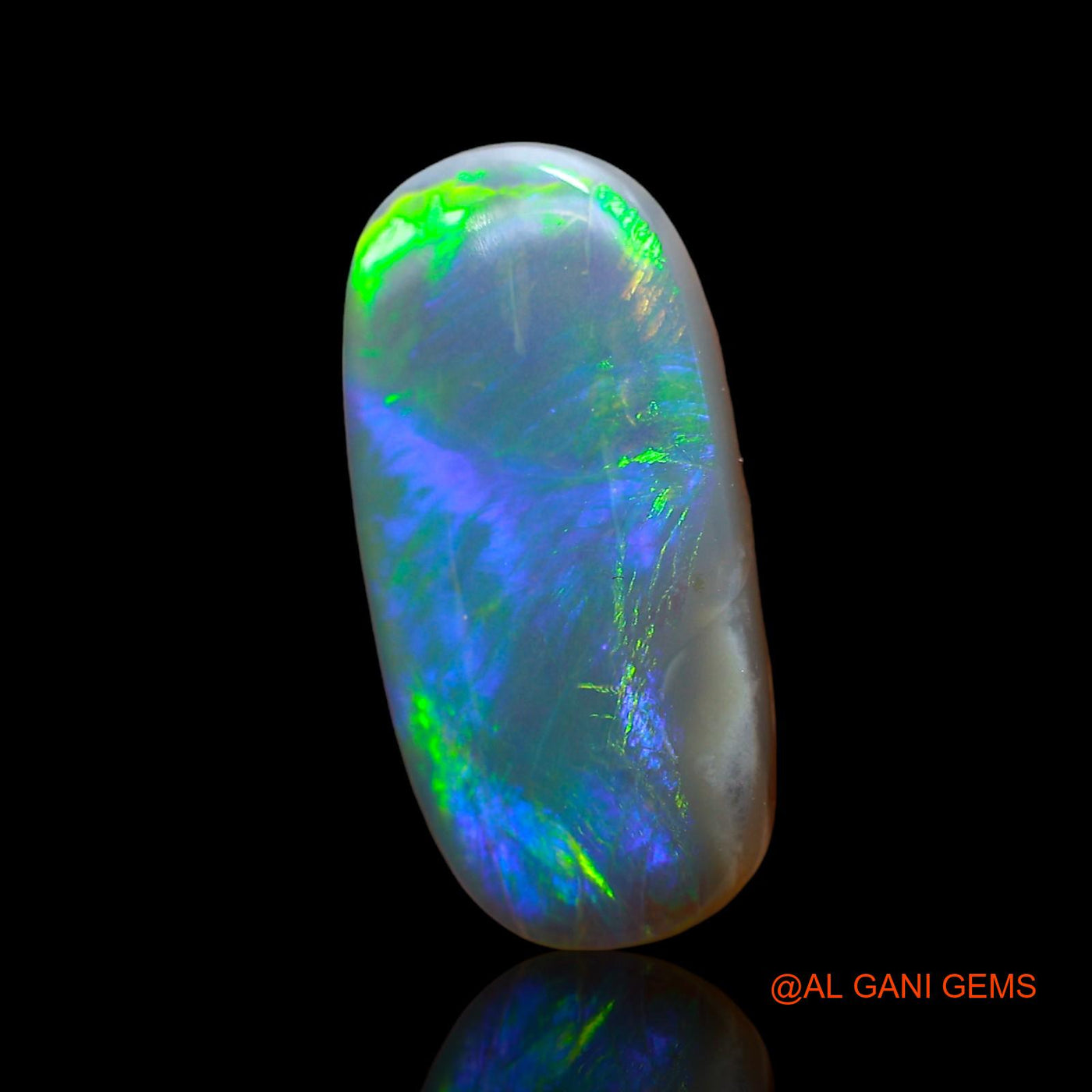 Natural Untreated Fire Opal Loose Gemstone Oval Cabochon From Australia 4.00 Cts 16x8x3 mm AC-901