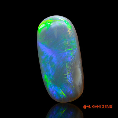 Natural Untreated Fire Opal Loose Gemstone Oval Cabochon From Australia 4.00 Cts 16x8x3 mm AC-901