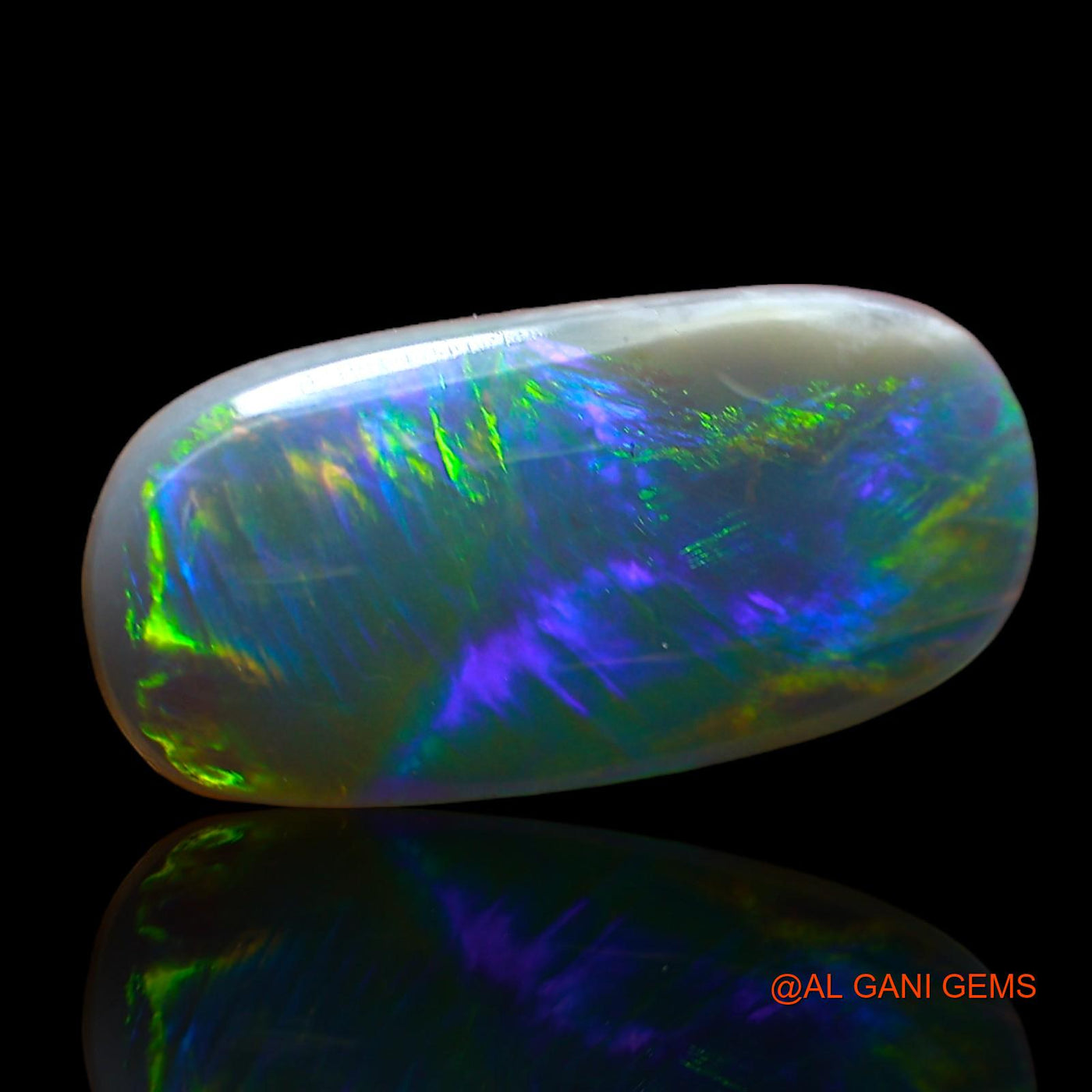 Natural Untreated Fire Opal Loose Gemstone Oval Cabochon From Australia 4.00 Cts 16x8x3 mm AC-901