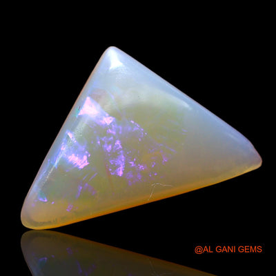 Natural Untreated Fire Opal Loose Gemstone Trillion Cabochon From Australia 2.00 Cts 16x10x3 mm AC-902