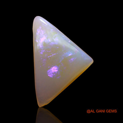 Natural Untreated Fire Opal Loose Gemstone Trillion Cabochon From Australia 2.00 Cts 16x10x3 mm AC-902