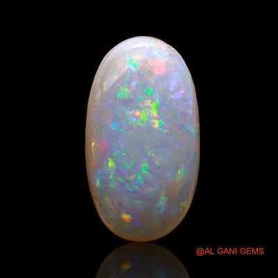 5.00 Cts Unheated Australian Fire Opal Loose Gemstone Oval Cabochon Natural 16x8x5 mm AC-903