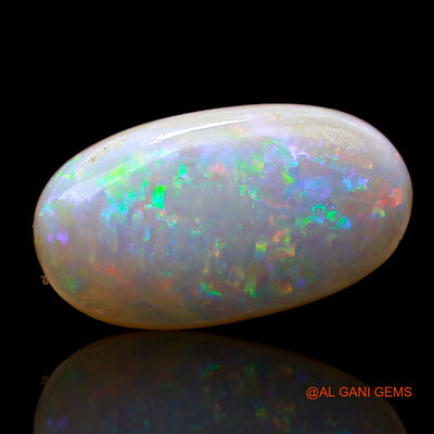 5.00 Cts Unheated Australian Fire Opal Loose Gemstone Oval Cabochon Natural 16x8x5 mm AC-903