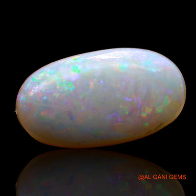 5.00 Cts Unheated Australian Fire Opal Loose Gemstone Oval Cabochon Natural 16x8x5 mm AC-903