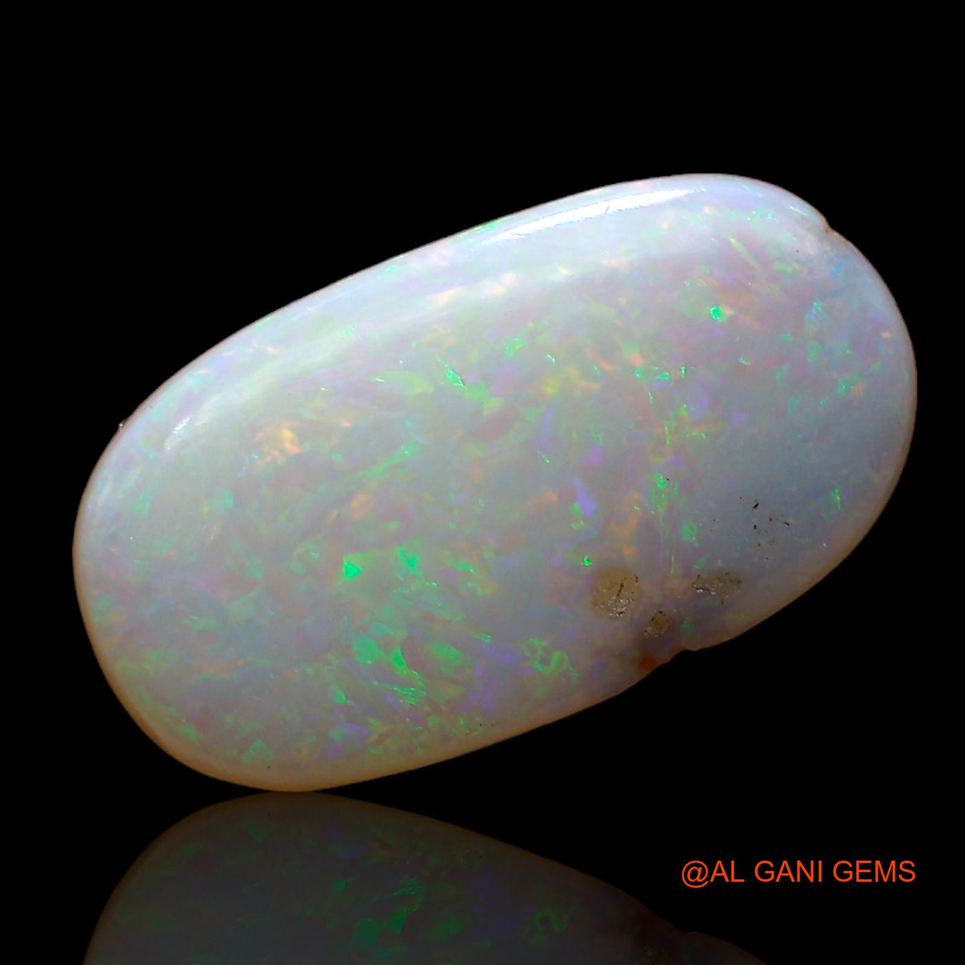 2.00 Cts Natural Australian Fire Opal Loose Gemstone Oval Cabochon 16x9x2 mm AC-904