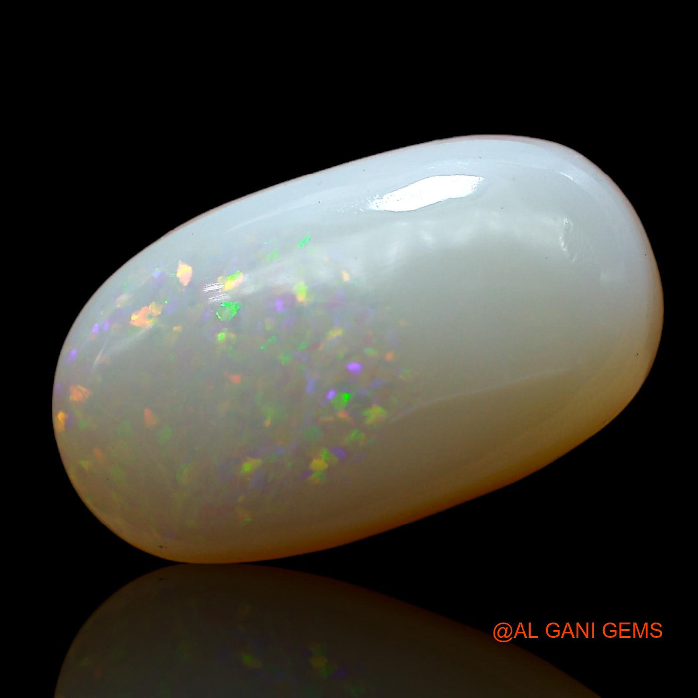 4.00 Cts Natural Australian Fire Opal Loose Gemstone Oval Cabochon 16x9x4 mm AC-906