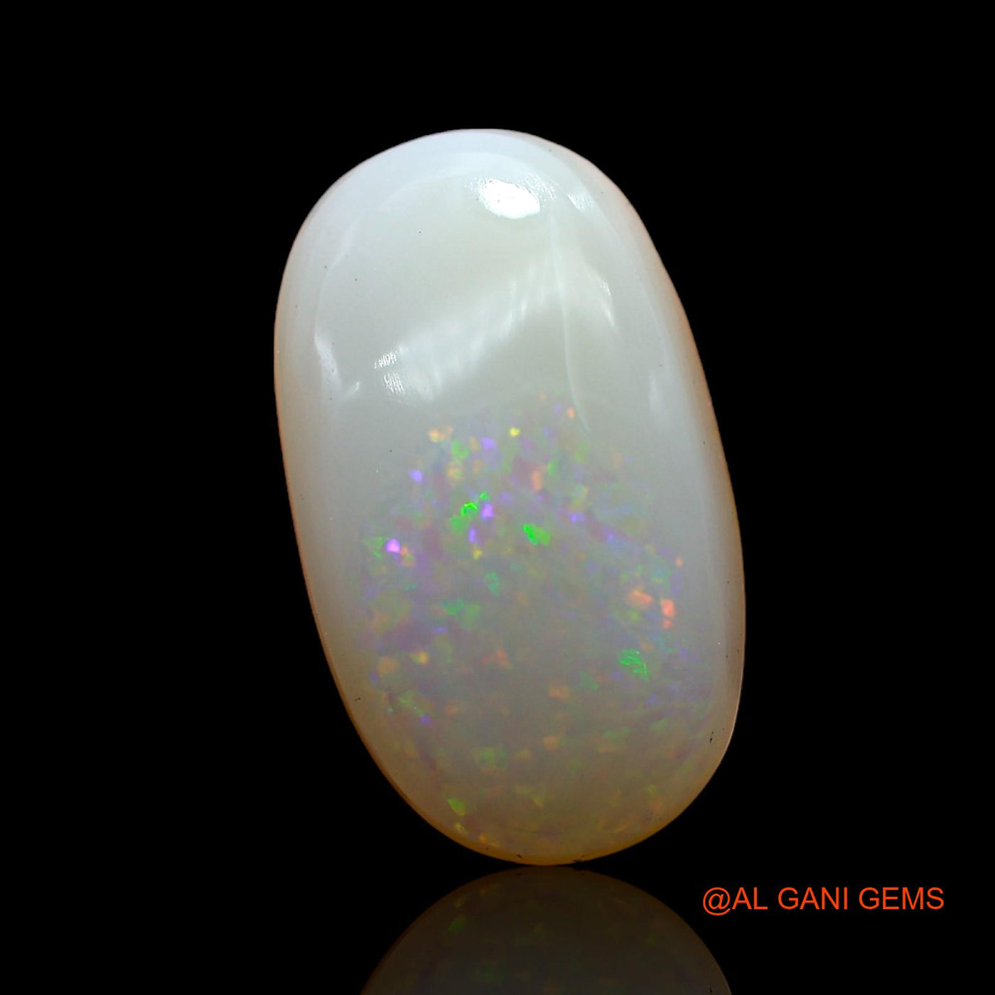 4.00 Cts Natural Australian Fire Opal Loose Gemstone Oval Cabochon 16x9x4 mm AC-906