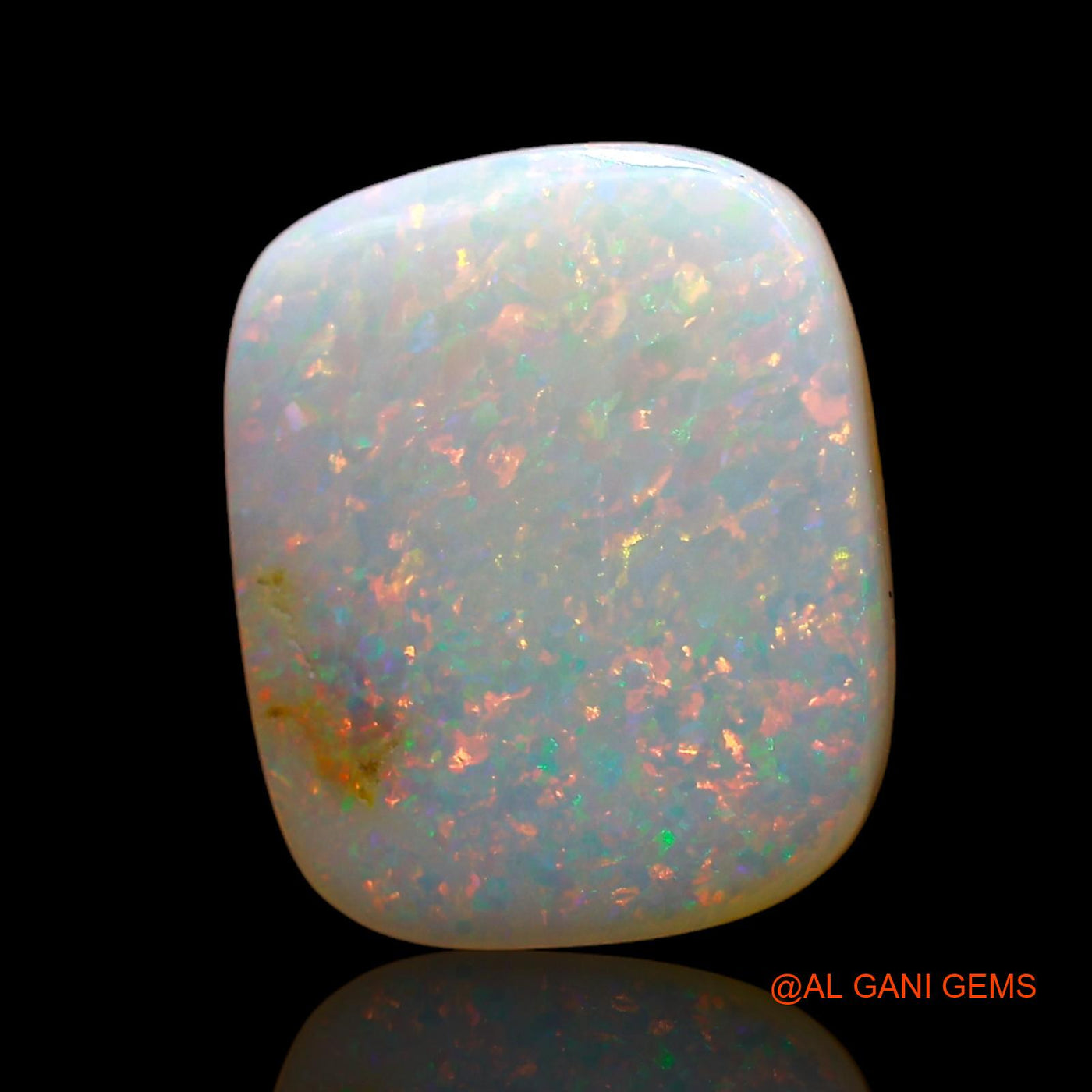 4.00 Cts Natural Australian Fire Opal Loose Gemstone Oval Cabochon 13x10x3 mm AC-908