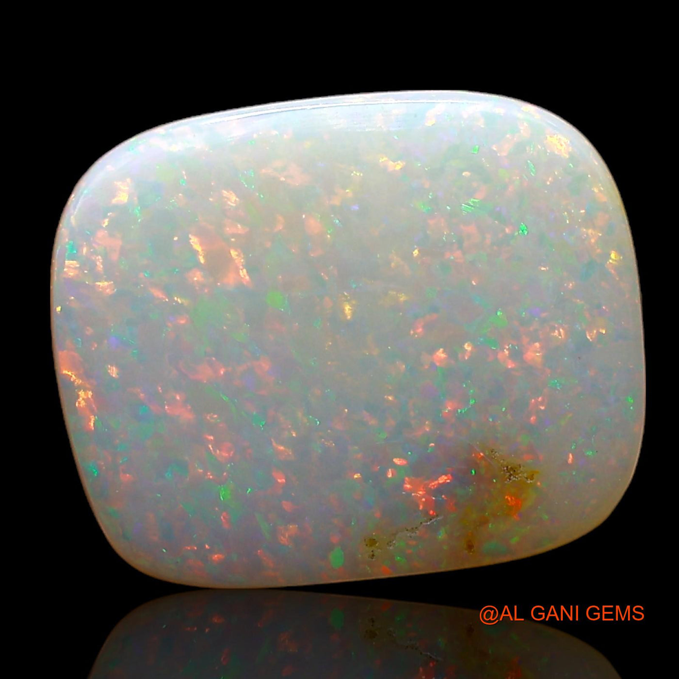 4.00 Cts Natural Australian Fire Opal Loose Gemstone Oval Cabochon 13x10x3 mm AC-908