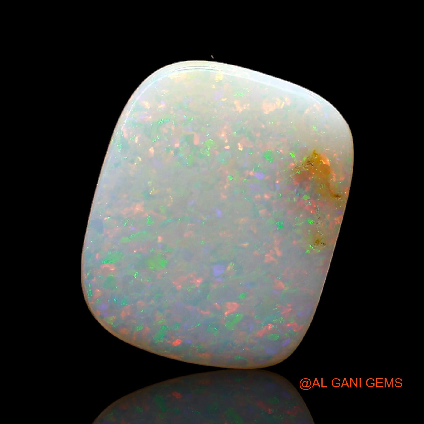 4.00 Cts Natural Australian Fire Opal Loose Gemstone Oval Cabochon 13x10x3 mm AC-908