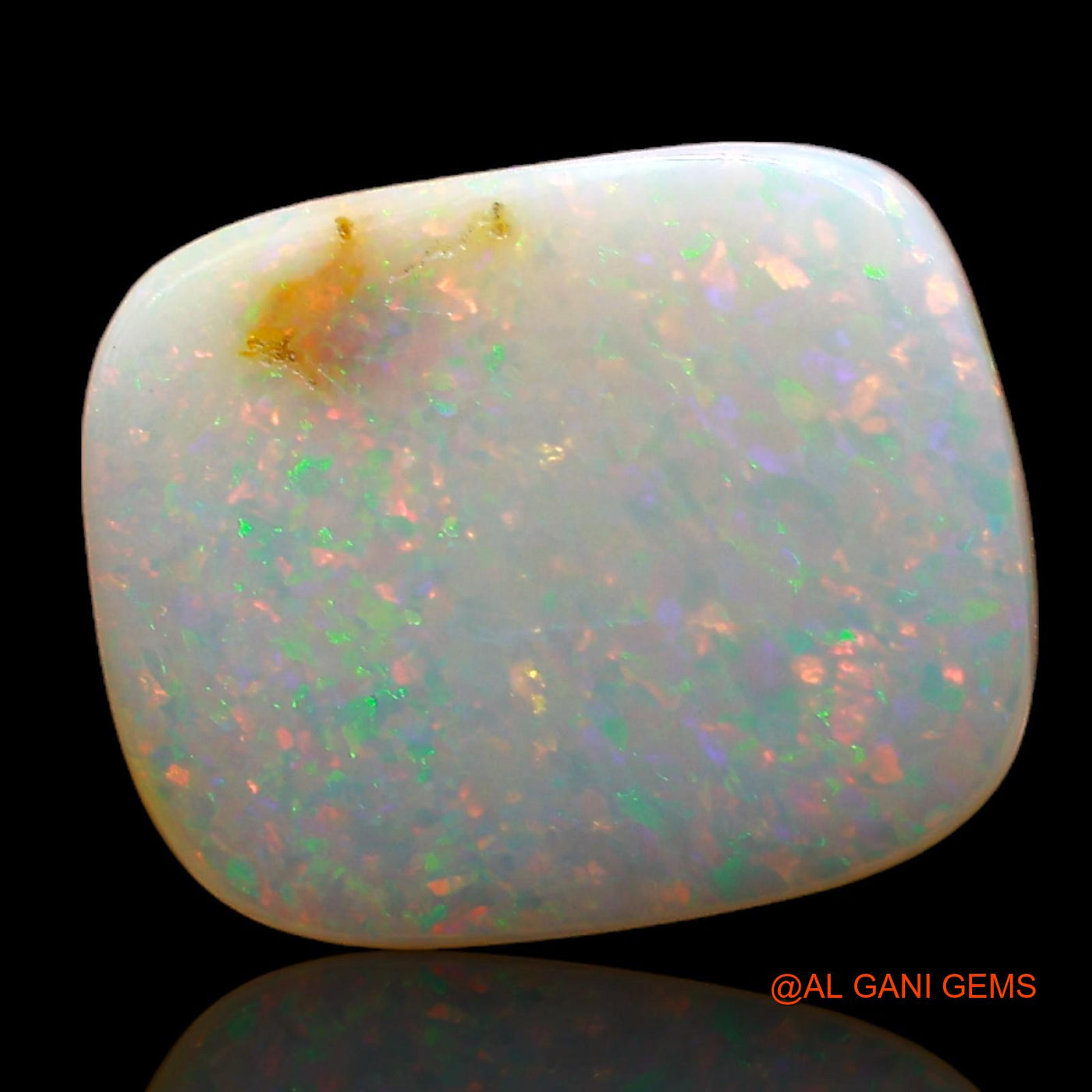 4.00 Cts Natural Australian Fire Opal Loose Gemstone Oval Cabochon 13x10x3 mm AC-908