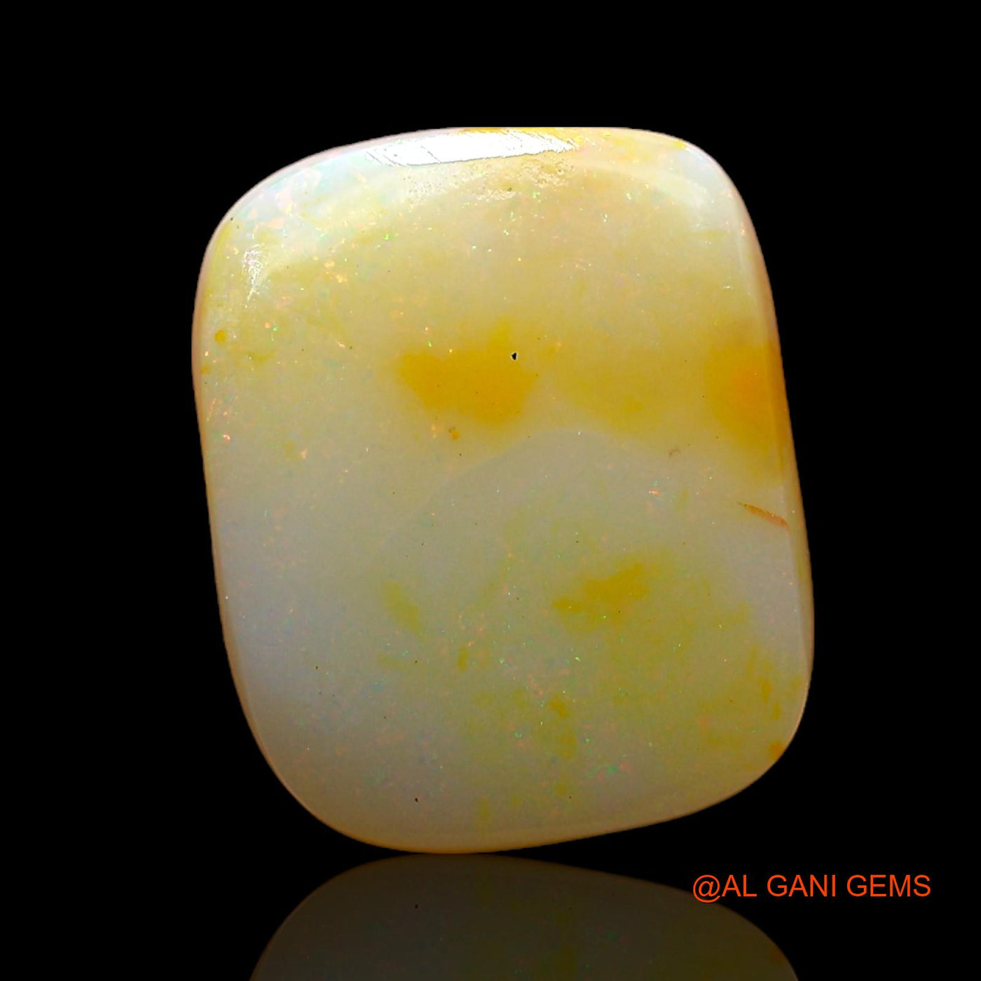 4.00 Cts Natural Australian Fire Opal Loose Gemstone Oval Cabochon 13x10x3 mm AC-908