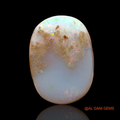 7.00 Cts Natural Australian Fire Opal Loose Gemstone Oval Cabochon 13x9x7 mm AC-910