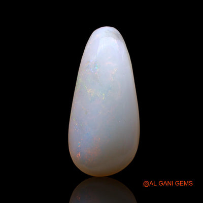 Natural Untreated Fire Opal Loose Gemstone Pear Cabochon From Australia 5.00 Cts 21x10x4 mm AC-912
