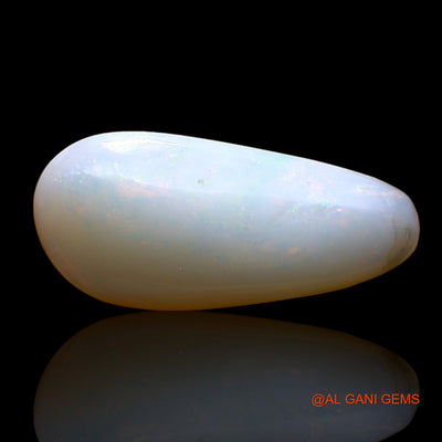 Natural Untreated Fire Opal Loose Gemstone Pear Cabochon From Australia 5.00 Cts 21x10x4 mm AC-912