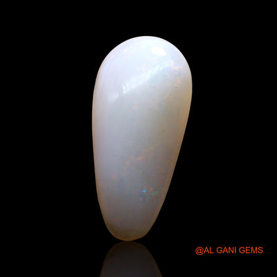 Natural Untreated Fire Opal Loose Gemstone Pear Cabochon From Australia 5.00 Cts 21x10x4 mm AC-912
