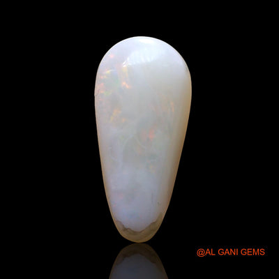 Natural Untreated Fire Opal Loose Gemstone Pear Cabochon From Australia 5.00 Cts 21x10x4 mm AC-912