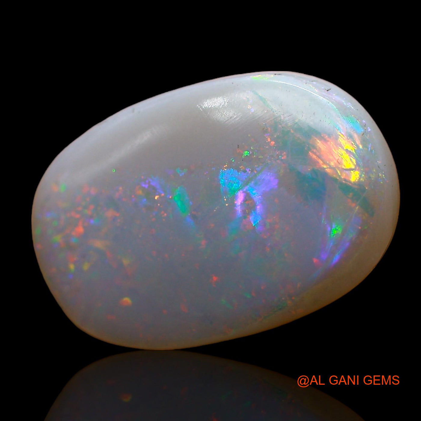 6.00 Cts Natural Australian Fire Opal Loose Gemstone Oval Cabochon 18x12x4 mm AC-913