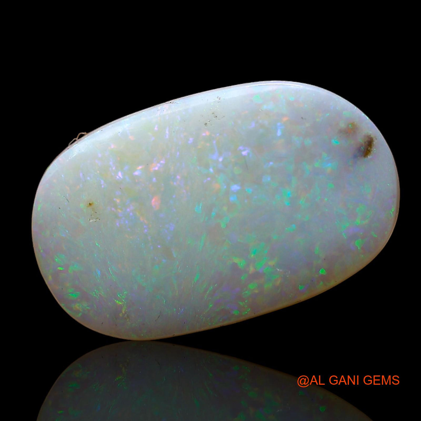 3.00 Cts Natural Australian Fire Opal Loose Gemstone Oval Cabochon 18x11x2 mm AC-915