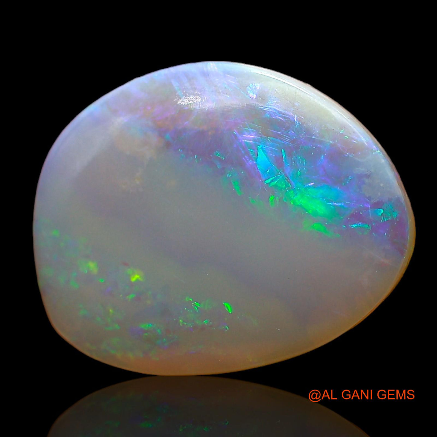 4.00 Cts Natural Australian Fire Opal Oval Cabochon Loose Gemstone For Jewelry 16x13x3 mm AC-916