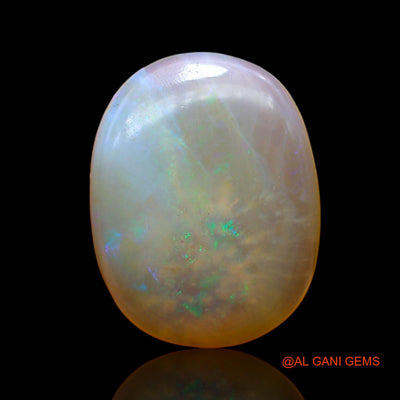 6.00 Cts Natural Australian Fire Opal Oval Cabochon Loose Gemstone For Jewelry 16x12x4 mm AC-917