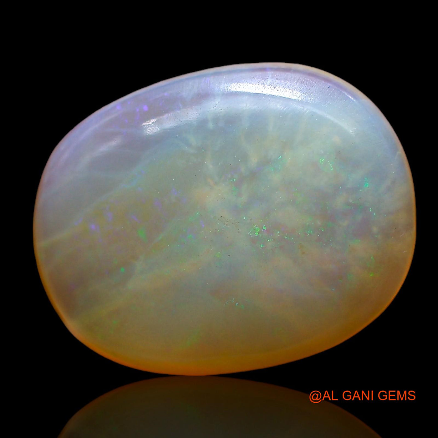 6.00 Cts Natural Australian Fire Opal Oval Cabochon Loose Gemstone For Jewelry 16x12x4 mm AC-917