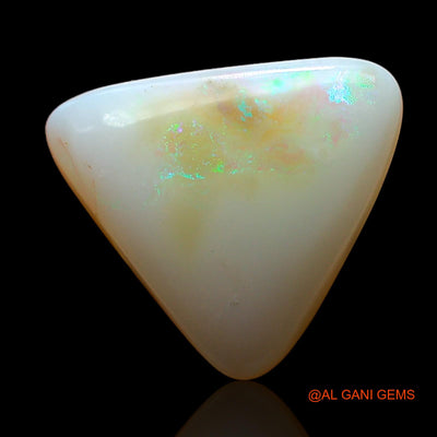5.00 Cts Natural Australian Fire Opal Loose Gemstone Trillion Cabochon 14x14x4 mm AC-918