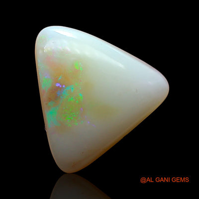 5.00 Cts Natural Australian Fire Opal Loose Gemstone Trillion Cabochon 14x14x4 mm AC-918