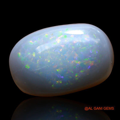 Natural Untreated Fire Opal Loose Gemstone Oval Cabochon From Australia 6.00 Cts 16x10x5 mm AC-919