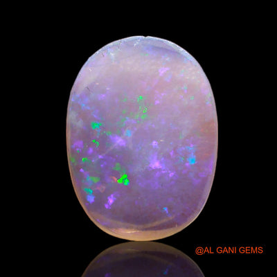 3.00 Cts Unheated Australian Fire Opal Loose Gemstone Oval Cabochon Natural 17x13x2 mm AC-91