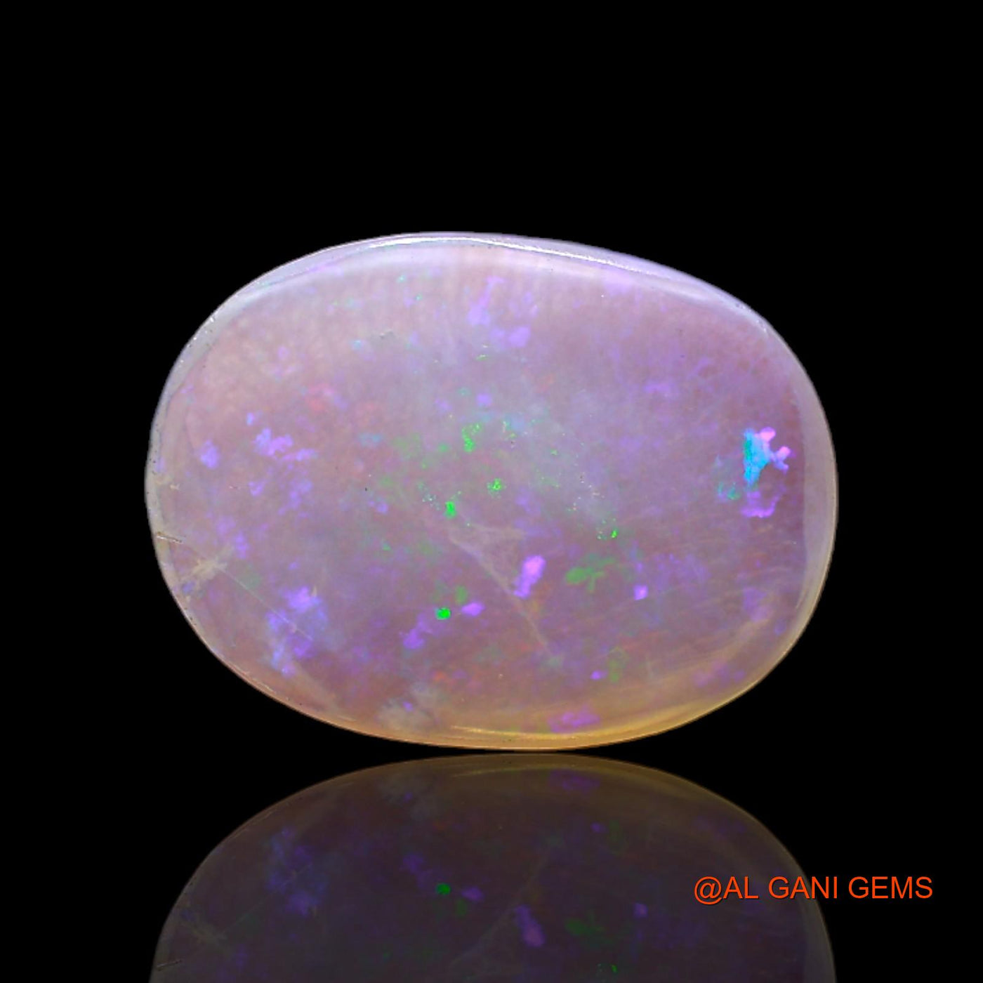 3.00 Cts Unheated Australian Fire Opal Loose Gemstone Oval Cabochon Natural 17x13x2 mm AC-91