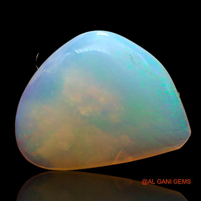 4.00 Cts Natural Australian Fire Opal Loose Gemstone Trillion Cabochon 16x12x3 mm AC-921