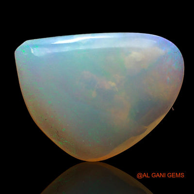 4.00 Cts Natural Australian Fire Opal Loose Gemstone Trillion Cabochon 16x12x3 mm AC-921
