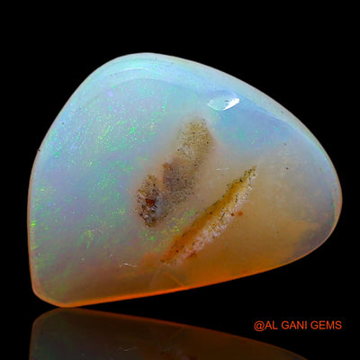 4.00 Cts Natural Australian Fire Opal Loose Gemstone Trillion Cabochon 16x12x3 mm AC-921