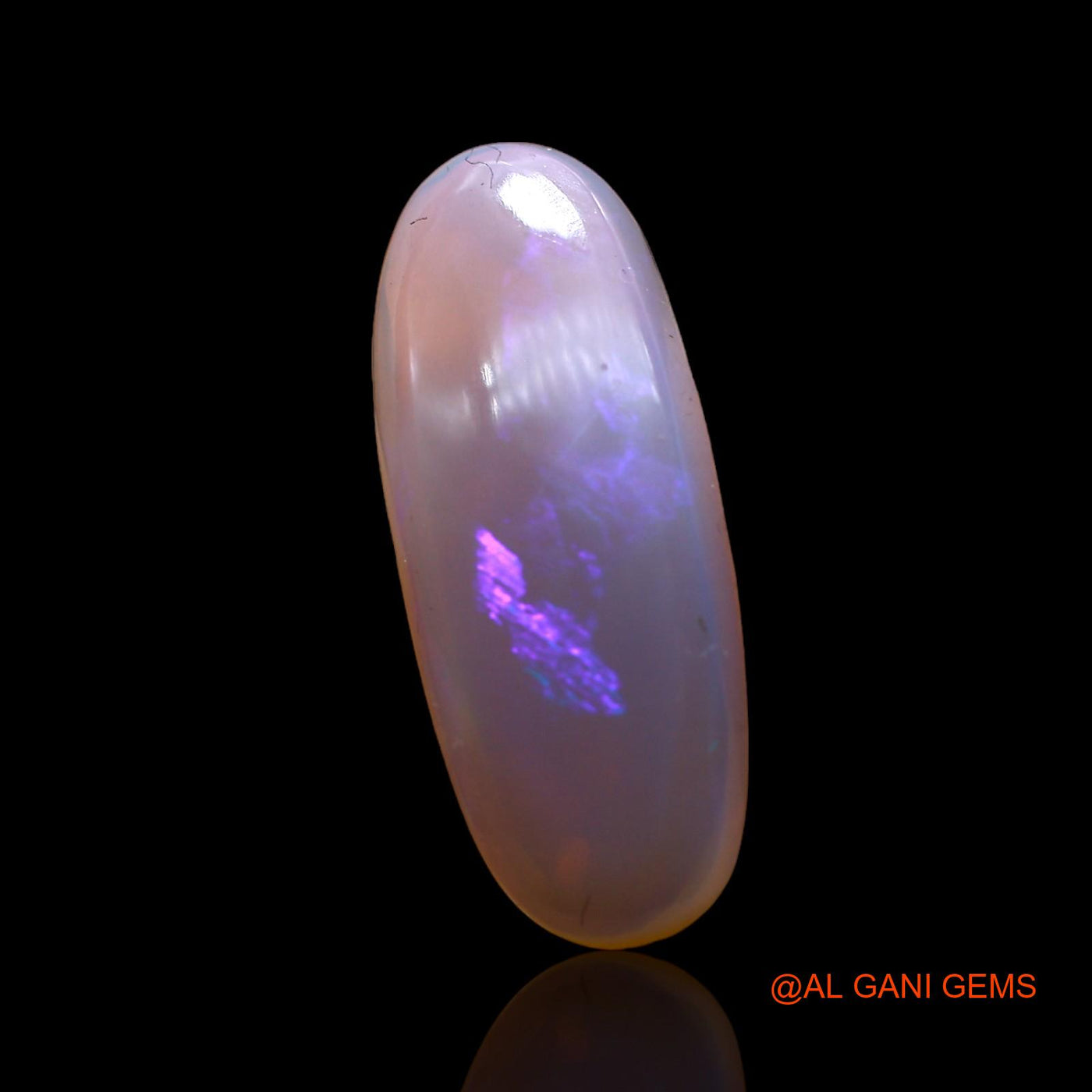 4.00 Cts Natural Australian Fire Opal Oval Cabochon Loose Gemstone For Jewelry 19x7x4 mm AC-922