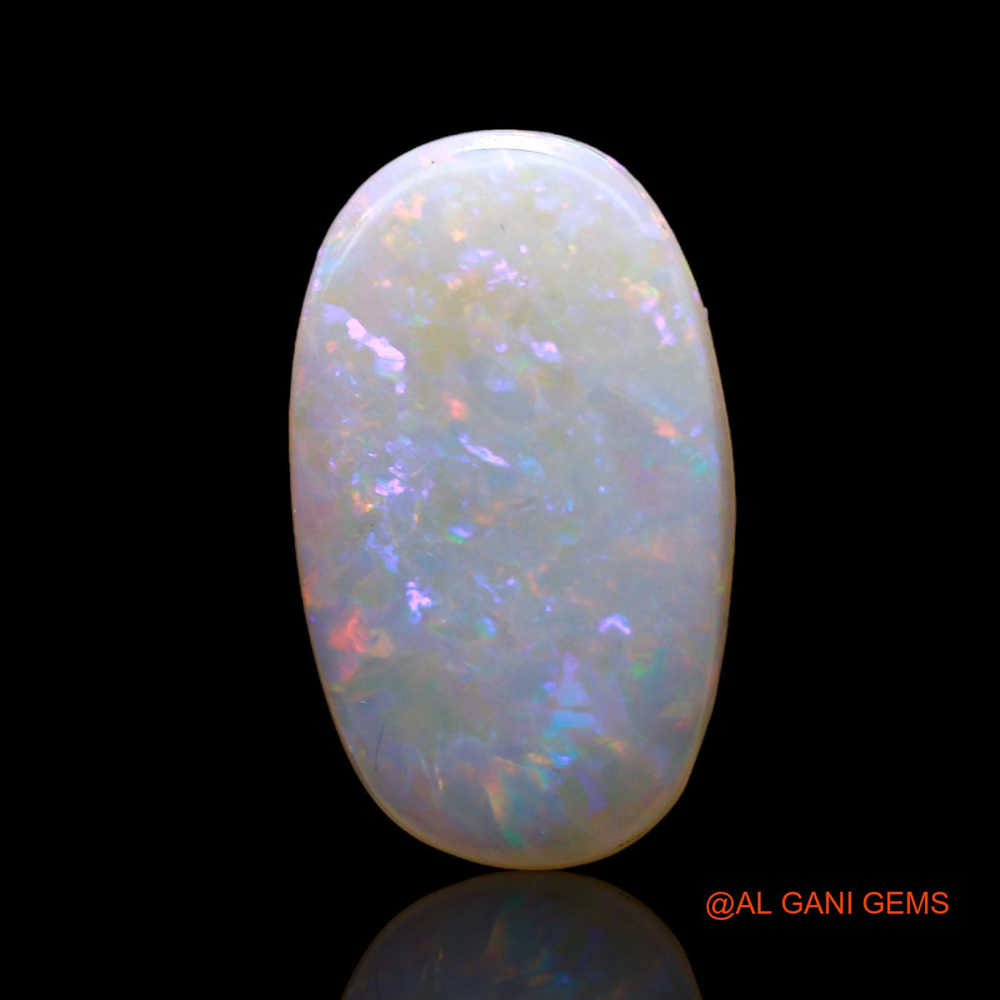 2.00 Cts Natural Australian Fire Opal Oval Cabochon Loose Gemstone For Jewelry 17x10x2 mm AC-923