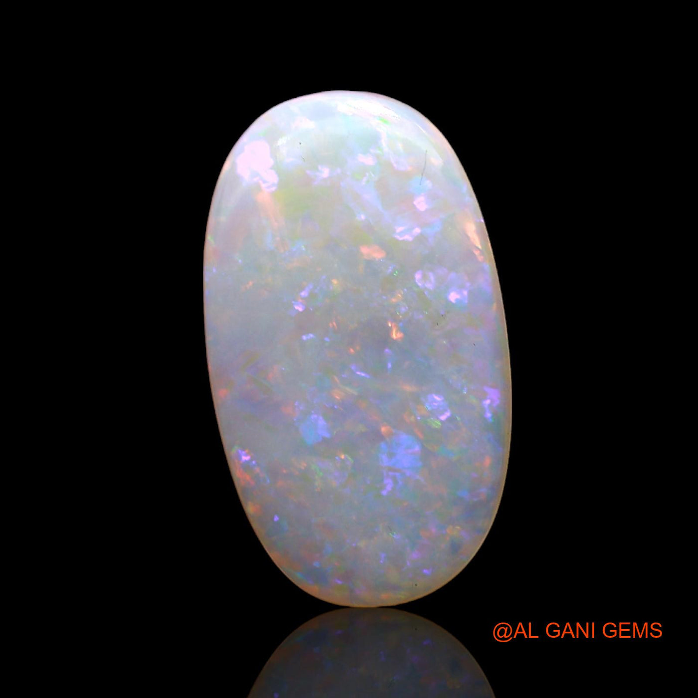 2.00 Cts Natural Australian Fire Opal Oval Cabochon Loose Gemstone For Jewelry 17x10x2 mm AC-923