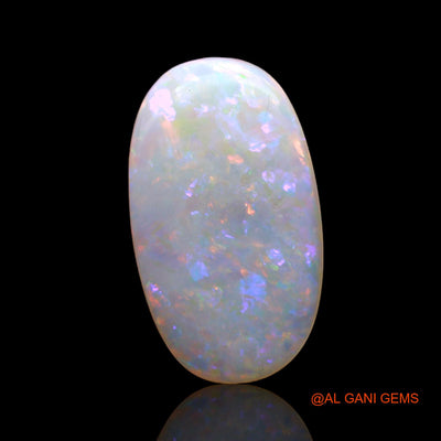 2.00 Cts Natural Australian Fire Opal Oval Cabochon Loose Gemstone For Jewelry 17x10x2 mm AC-923