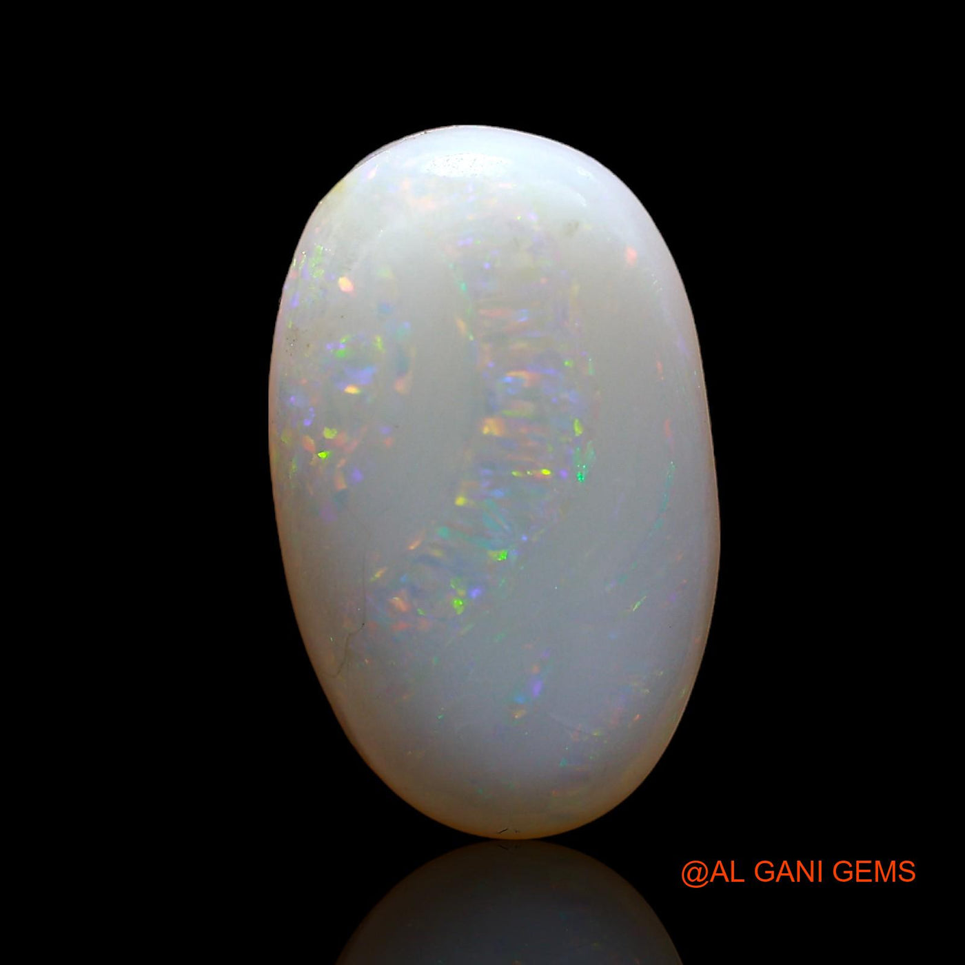 4.00 Cts Natural Australian Fire Opal Oval Cabochon Loose Gemstone For Jewelry 17x10x4 mm AC-924