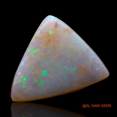 Natural Untreated Fire Opal Loose Gemstone Trillion Cabochon From Australia 3.00 Cts 13x12x3 mm AC-925