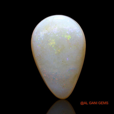 5.00 Cts Natural Australian Fire Opal Loose Gemstone Pear Cabochon 16x10x5 mm AC-926