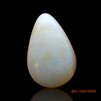 5.00 Cts Natural Australian Fire Opal Loose Gemstone Pear Cabochon 16x10x5 mm AC-926