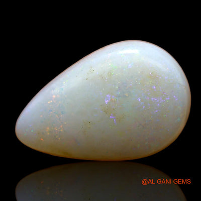 5.00 Cts Natural Australian Fire Opal Loose Gemstone Pear Cabochon 16x10x5 mm AC-926