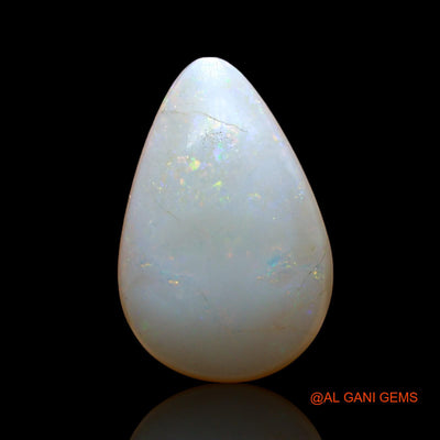 5.00 Cts Natural Australian Fire Opal Loose Gemstone Pear Cabochon 16x10x5 mm AC-926