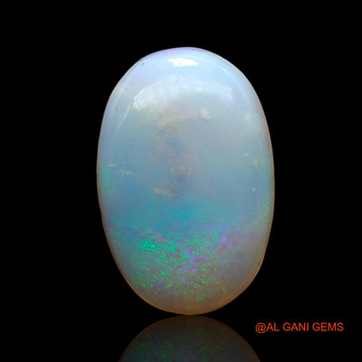 Natural Fire Opal Gemstone 3.00 Cts Loose Oval Cabochon From Australia 16x10x2 mm AC-927