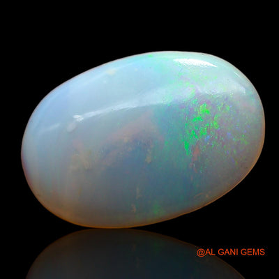 Natural Fire Opal Gemstone 3.00 Cts Loose Oval Cabochon From Australia 16x10x2 mm AC-927
