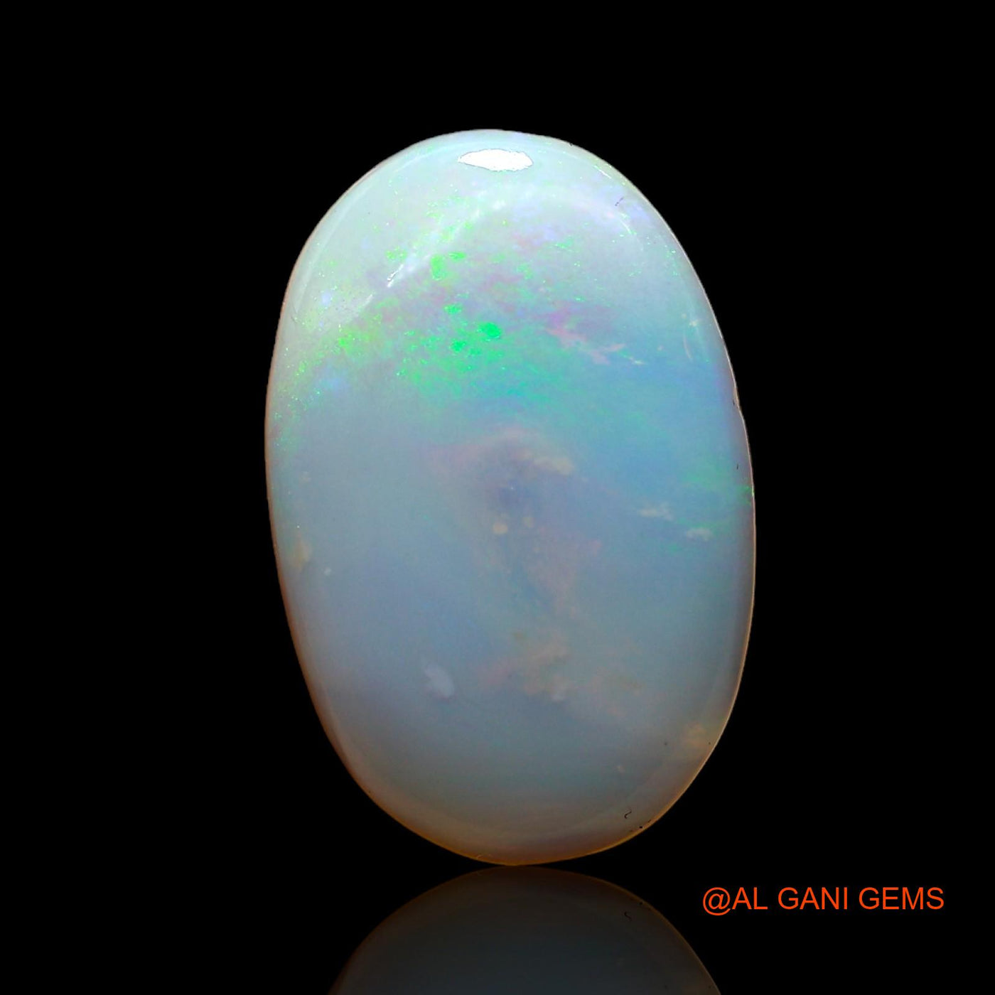 Natural Fire Opal Gemstone 3.00 Cts Loose Oval Cabochon From Australia 16x10x2 mm AC-927