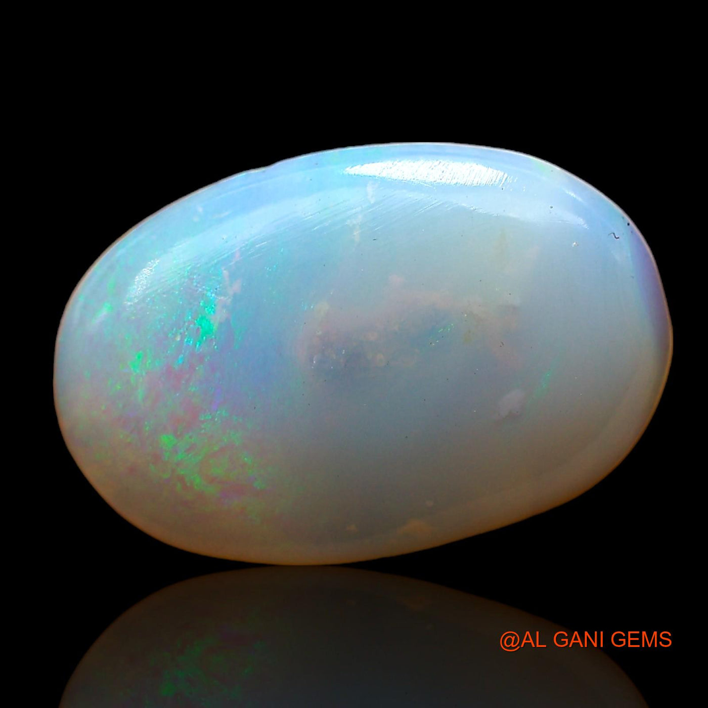 Natural Fire Opal Gemstone 3.00 Cts Loose Oval Cabochon From Australia 16x10x2 mm AC-927